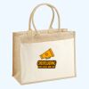 Cotton Pocket Jute Shopper Thumbnail