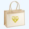 Cotton Pocket Jute Shopper Thumbnail