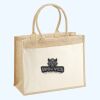 Cotton Pocket Jute Shopper Thumbnail