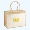 Cotton Pocket Jute Shopper Thumbnail