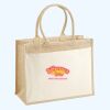 Cotton Pocket Jute Shopper Thumbnail