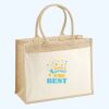 Cotton Pocket Jute Shopper Thumbnail