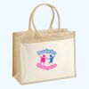 Cotton Pocket Jute Shopper Thumbnail