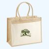 Cotton Pocket Jute Shopper Thumbnail