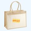 Cotton Pocket Jute Shopper Thumbnail