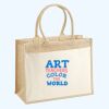 Cotton Pocket Jute Shopper Thumbnail