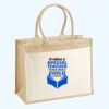 Cotton Pocket Jute Shopper Thumbnail