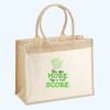 Cotton Pocket Jute Shopper Thumbnail