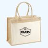 Cotton Pocket Jute Shopper Thumbnail