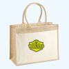 Cotton Pocket Jute Shopper Thumbnail