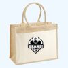 Cotton Pocket Jute Shopper Thumbnail