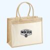 Cotton Pocket Jute Shopper Thumbnail