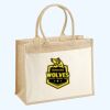 Cotton Pocket Jute Shopper Thumbnail