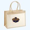 Cotton Pocket Jute Shopper Thumbnail
