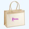 Cotton Pocket Jute Shopper Thumbnail
