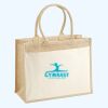 Cotton Pocket Jute Shopper Thumbnail
