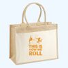 Cotton Pocket Jute Shopper Thumbnail