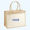 Cotton Pocket Jute Shopper Thumbnail