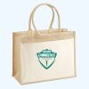 Cotton Pocket Jute Shopper Thumbnail