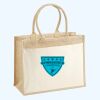 Cotton Pocket Jute Shopper Thumbnail