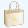 Cotton Pocket Jute Shopper Thumbnail