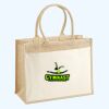 Cotton Pocket Jute Shopper Thumbnail