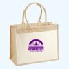 Cotton Pocket Jute Shopper Thumbnail