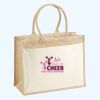 Cotton Pocket Jute Shopper Thumbnail