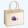Cotton Pocket Jute Shopper Thumbnail