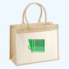 Cotton Pocket Jute Shopper Thumbnail