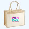 Cotton Pocket Jute Shopper Thumbnail