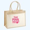 Cotton Pocket Jute Shopper Thumbnail