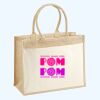 Cotton Pocket Jute Shopper Thumbnail