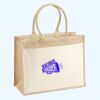 Cotton Pocket Jute Shopper Thumbnail
