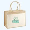 Cotton Pocket Jute Shopper Thumbnail
