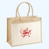 Cotton Pocket Jute Shopper Thumbnail