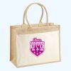 Cotton Pocket Jute Shopper Thumbnail