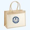 Cotton Pocket Jute Shopper Thumbnail