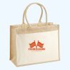 Cotton Pocket Jute Shopper Thumbnail