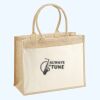 Cotton Pocket Jute Shopper Thumbnail