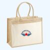 Cotton Pocket Jute Shopper Thumbnail