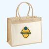 Cotton Pocket Jute Shopper Thumbnail