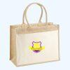 Cotton Pocket Jute Shopper Thumbnail