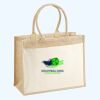 Cotton Pocket Jute Shopper Thumbnail
