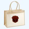 Cotton Pocket Jute Shopper Thumbnail