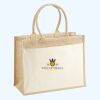 Cotton Pocket Jute Shopper Thumbnail