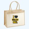 Cotton Pocket Jute Shopper Thumbnail