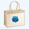 Cotton Pocket Jute Shopper Thumbnail