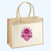 Cotton Pocket Jute Shopper Thumbnail