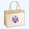 Cotton Pocket Jute Shopper Thumbnail